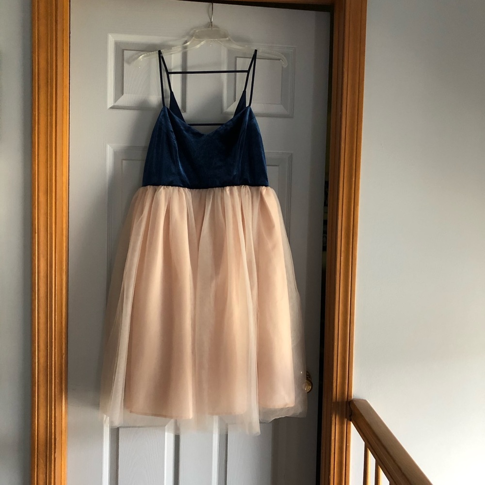 Lauren Conrad Tulle Skirt Dress with velvet top